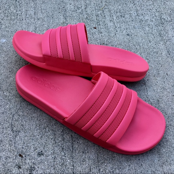 ADIDAS ADILETTE CLOUDFOAM STRIPES SLIDE MONO - Picture 4 of 5